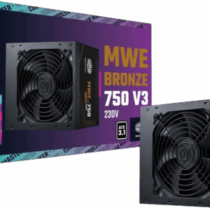 FUENTE DE PODER COOLER MASTER MWE BRONZE 750W V3 FRA/US CABLE