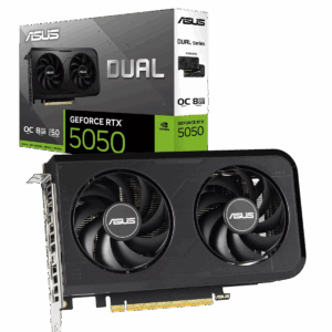 TARJETA DE VIDEO ASUS DUAL GEFORCE RTX 5050 OC EDITION 8GB GDDR6 HDMI 3DP 2VENT