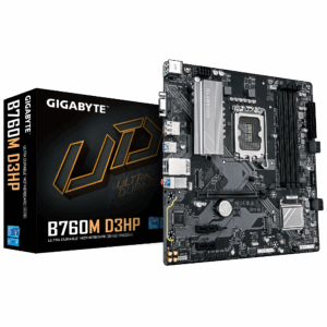 MOTHERBOARD GIGABYTE B760M-D3HP DDR4 14VA LGA1700 4DDR-3200 HDMI 2M.2 8USB PCIE 4.0 MATX