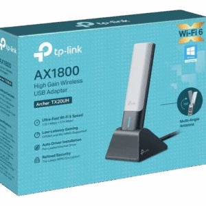 ADAPTADOR TP-LINK ARCHER TX20UH WIFI 6 AX1800 POTENTE STICK 2.4GHZ 5GHZ DUAL ANTENA WPA3